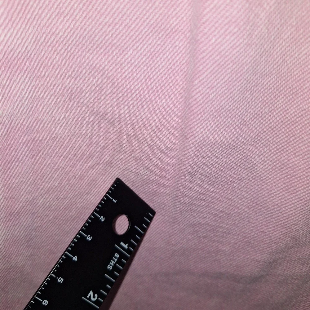 Pink‎ Denim Jeans High Waisted Wide Leg Y2K Bubblegum Sassy Shortcake L Large